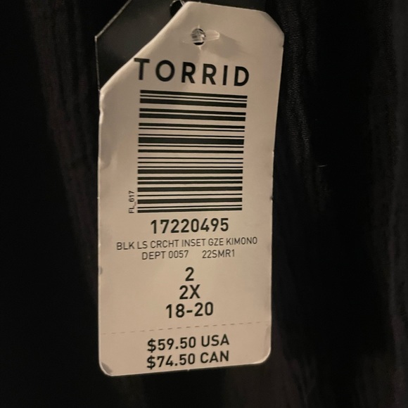 NWT Torrid Open Cardigan - Picture 8 of 9